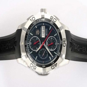 TAG Heuer Aquaracer CAF2010.FT8011 Stainless Steel Bezel Mens Quartz Chronograph Watch