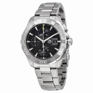 Tag Heuer Aquaracer Chronograph Automatic Black Dial  Stainless Steel Men's Watch CAY2110.BA0927