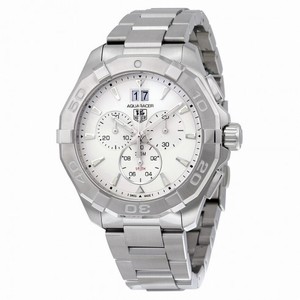 Tag Heuer Aquaracer Chronograph Silver Dial Stainless Steel Men's Watch CAY1111.BA0927