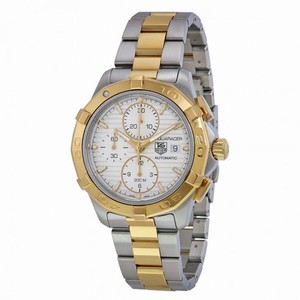 Tag Heuer Aquaracer Chronograph Silver Dial Two-tone Men's Watch CAP2120BB0834