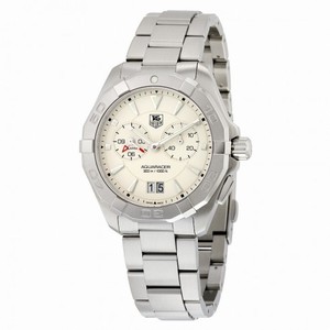 Tag Heuer Aquaracer Chronograph Silver Opalin Dial Stainless Steel Men's Watch WAY111Y.BA0928