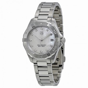 Tag Heuer Aquaracer White Mother of Pearl Dial Steel Ladies Watch WAY1313.BA0915