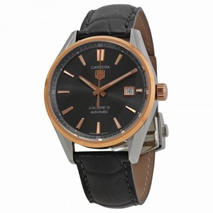 Tag Heuer Carrera Automatic Anthracite Dial Brown Leather Men's Watch WAR215EFC6336