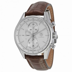 Tag Heuer Carrera Automatic Chronograph Silver Dial Men's Watch CAR2111.FC6291