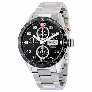 Tag Heuer Carrera Automatic Chronograph Black Dial Stainless Steel Men's Watch CV2A1R.BA0799