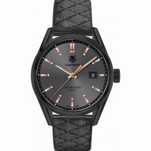 Tag Heuer Carrera Black Dial Ladies Quartz Watch WAR101A.FC6367
