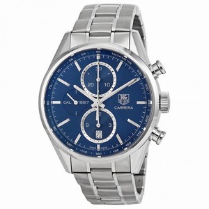 Tag Heuer Carrera Blue Dial Chronograph Stainless Steel Men's Watch CAR2115.BA0724