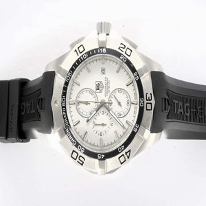 TAG Heuer Carrera CAF2011.FT8011 Stainless Steel Bezel White Dial Automatic Chronograph Watch