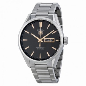 Tag Heuer Carrera Calibre 5 Black Dial Stainless Steel Men's Watch WAR201CBA0723