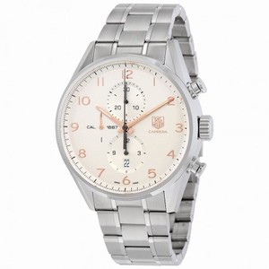Tag Heuer Carrera Chronograph Automatic Silver Dial Men's Watch CAR2012.BA0796