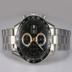 TAG Heuer Carrera CV2010.BA0786 Mens PVD Bezel Stainless Steel Case Watch