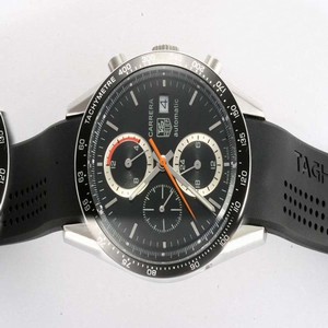 TAG Heuer Carrera CV2010.FC6205 39mm Black Dial Automatic Watch