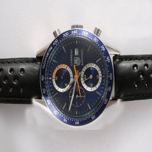 TAG Heuer Carrera CV2010.FC6205 Stainless Steel Case Blue Dial Round Watch