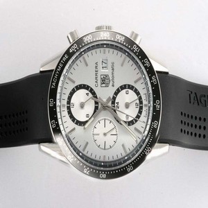 TAG Heuer Carrera CV2011.FC6205 Stainless Steel Case PVD Bezel Mens Watch