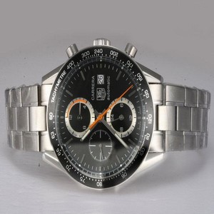 TAG Heuer Carrera CV2013.BA0786 Round Automatic Black Dial Watch