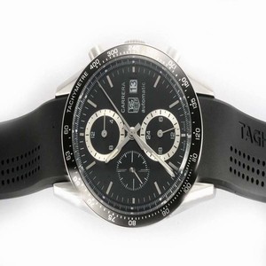 TAG Heuer Carrera CV2014.FT6007 Quartz Chronograph Black Dial Watch