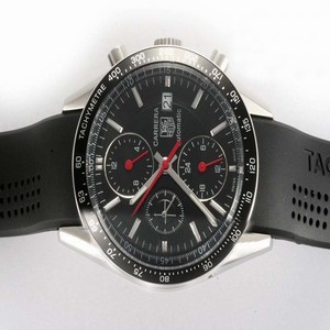TAG Heuer Carrera CV2014.FT6007 Round Mens Quartz Chronograph Watch
