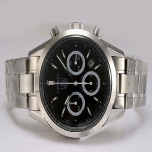 TAG Heuer Carrera CV2110.FC6180 Automatic 39mm Black Dial Watch