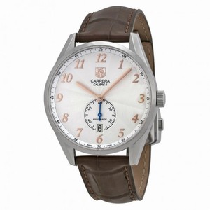 Tag Heuer Carrera Heritage Silver Dial Stainless Steel Men's Watch WAS2112FC6181