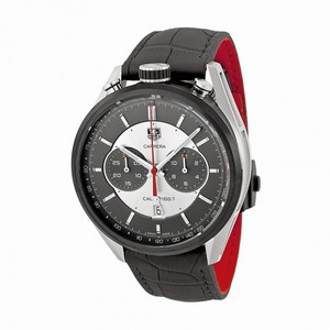 Tag Heuer Carrera Jack Heuer Edition Automatic Chronograph  Silver & Grey Dial Men's Watch CAR2C11FC6327