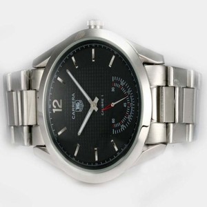 TAG Heuer Carrera WAV511B.BA0900 Automatic Black Dial Stainless Steel Bezel Watch