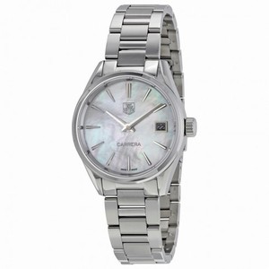 Tag Heuer Carrera White Mother of Pearl Dial Ladies Quartz Watch WAR1311.BA0778