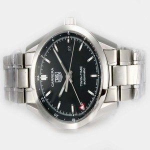 TAG Heuer Carrera WV2115.BA0787 Round Automatic Black Dial Watch