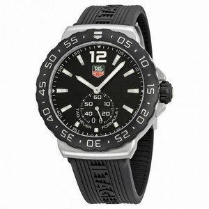 Tag Heuer F1 Black Dial Stainless Steel Men's Watch WAU1110FT6024