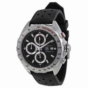 Tag Heuer Formula 1 Chronograph  Automatic Black Dial Black Rubber Men's Watch Caz2010ft8024