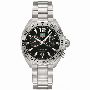 Tag Heuer Formula 1 Chronograph Black Dial Stainless Steel Men's Watch WAZ111A.BA0875