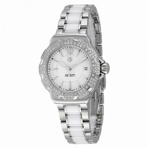Tag Heuer Formula 1 White Dial Diamonds On Bezel Ladies Watch WAH1218.BA0861