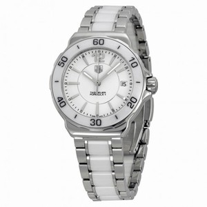 Tag Heuer Formula 1 White Dial Stainless Steel White Ceramic Ladies Watch WAH1211.BA0861