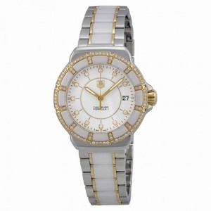 Tag Heuer Formula 1 Diamond Dial Steel and Ceramic Ladies Watch WAH1221BB0865