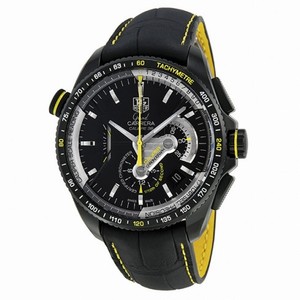 Tag Heuer Grand Carrera Automatic Chronograph Black Titanium Men's Watch CAV5186.FC6304