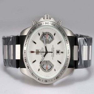 TAG Heuer Grand Carrera CAV511A.BA0902 Silver Mens Round Quartz Watch
