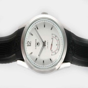 TAG Heuer Grand Carrera WAV511B.BA0900 Automatic 42mm White Dial Watch
