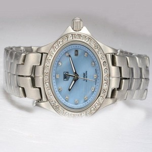 TAG Heuer Link CJ1112.BA0576 Silver Stainless Steel Strap Round Diamond Dial Watch