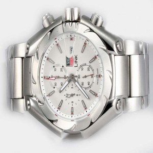 TAG Heuer Link CJF2111.BA0576 Stainless Steel Case Stainless Steel Bezel White Dial Watch