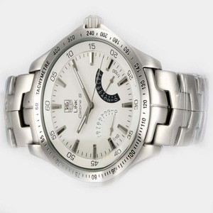 TAG Heuer Link CJF7111.BA0587 42mm Stainless Steel Case White Dial Watch