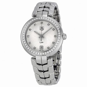 Tag Heuer Link Diamond Silver Dial Stainless Steel Ladies Watch WAT1316BA0956