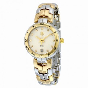 Tag Heuer Link Silver Dial Steel and Gold Bracelet Ladies Watch WAT1352.BB0962