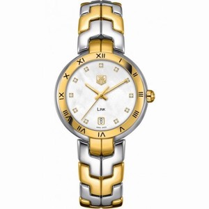 Tag Heuer Link White Mother of Pearl Dial Ladies Watch WAT1353.BB0962