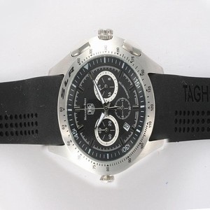 TAG Heuer Mercedes Benz SLR CAG2110.FC6209 Black Dial Black Rubber Strap 43mm Watch