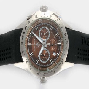 TAG Heuer Mercedes Benz SLR CAG2110.FC6209 Brown Dial Stainless Steel Bezel Black Rubber Strap Watch