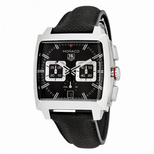 Tag Heuer Monaco Black Opalin Dial Automatic Men's Chronograph Watch CAL2113.FC6536