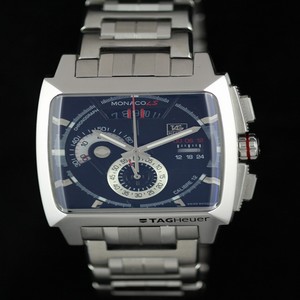 TAG Heuer Monaco CAL2110.FC6257 Stainless Steel Case Square Blue Dial Watch