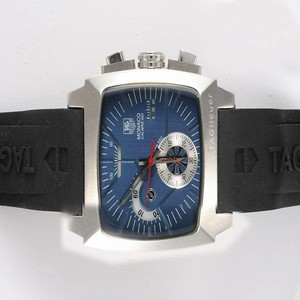 TAG Heuer Monaco CAL2110.FT6021 Quartz Chronograph Rectangle Blue Dial Watch