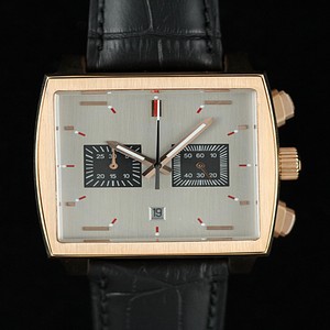 TAG Heuer Monaco CAw2111 Mens 39mm Quartz Chronograph Watch