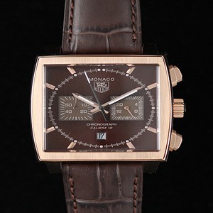 TAG Heuer Monaco CAW2111 Quartz Chronograph Mens Square Watch