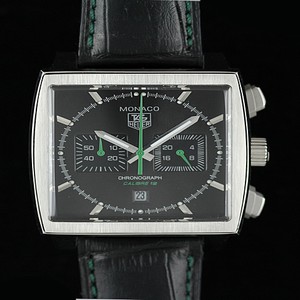 TAG Heuer Monaco CAW2111 Quartz Chronograph Square Mens Watch